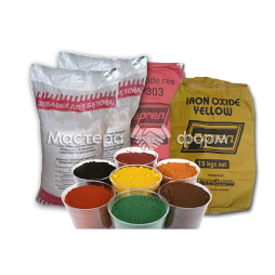 Добавки и пигменты в бетон